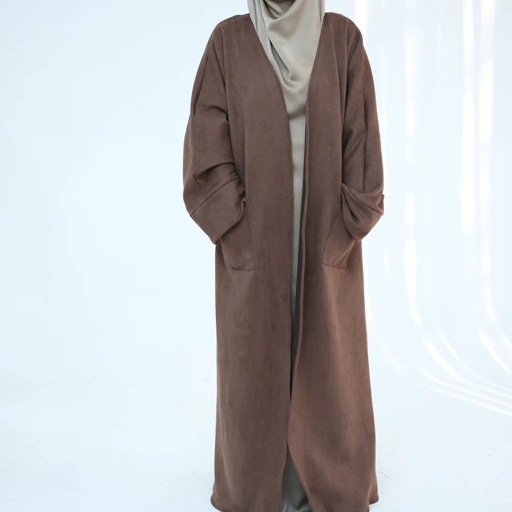 The Suede Wool Essence Abaya